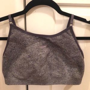 Gymshark High Waisted Flex Bra - Grey - Large